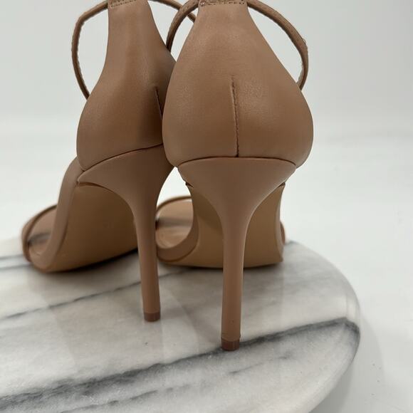 Steve Madden beige spree leather heels - Picture 3 of 9